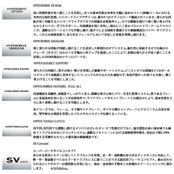 DAIWA（ダイワ） （25年12月新商品） 26 リョウガ SV 100（右） （小型