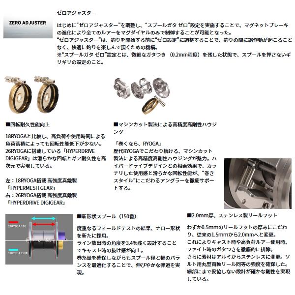 DAIWA（ダイワ） （25年12月新商品） 26 リョウガ SV 100（右） （小型