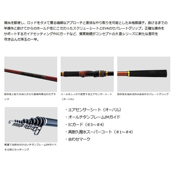 DAIWA（ダイワ） （22年10月新商品） 大島 フレイムホーク 2号-53