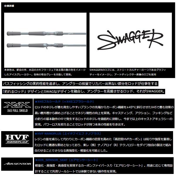 DAIWA（ダイワ） （22年12月新商品） スワッガー C610M （仕舞寸法