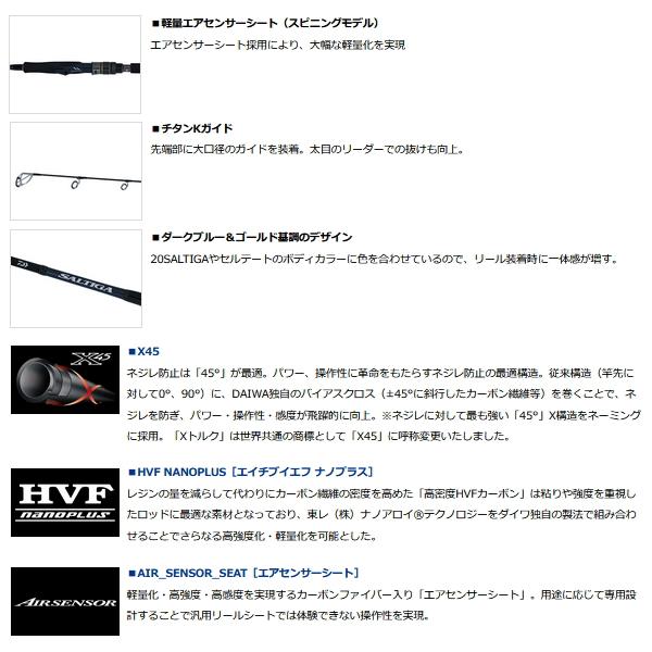 DAIWA（ダイワ） （22年10月新商品） ソルティガ R J60B-4 MD （仕舞