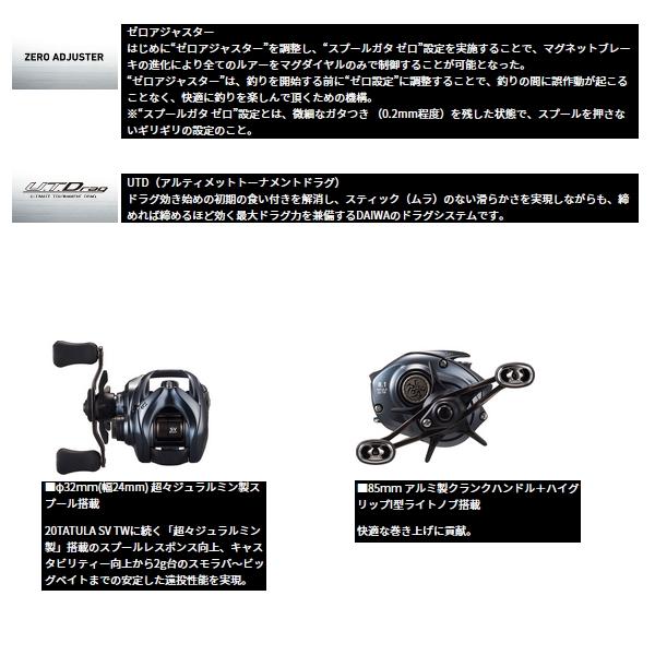DAIWA（ダイワ） （24年12月新商品） タトゥーラ SV TW 100L(左