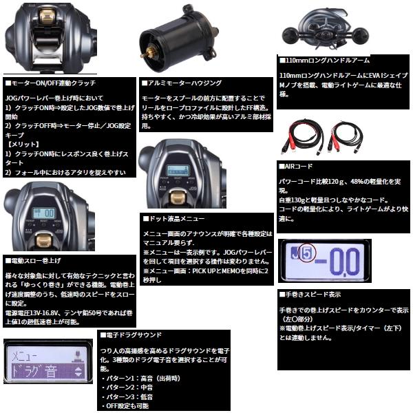 DAIWA（ダイワ） （24年9月新商品） シーボーグ 100JL(左) （小型商品