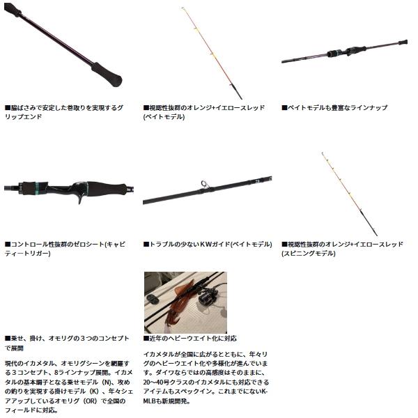 最終値下げ ダイワ エメラルダスMX イカメタル OR63MLB-S 【公式通販】