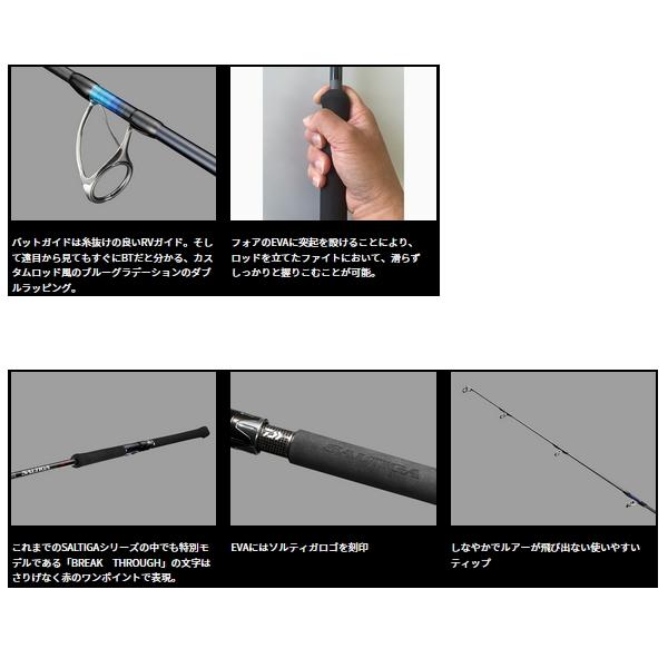 DAIWA（ダイワ） （24年3月新商品） ソルティガ ブレイクスルー C83-6