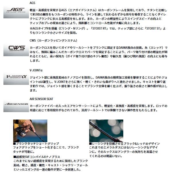 DAIWA（ダイワ） （24年7月新商品） エメラルダス ストイスト RT 80LML