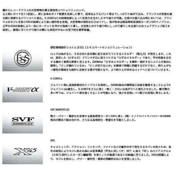 DAIWA（ダイワ） （24年3月新商品） 剛徹 8-51遠投・K （仕舞寸法