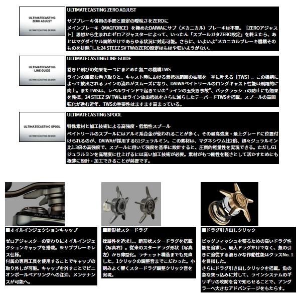 （24年3月新商品） ダイワ スティーズ SV TW 100(右) （小型商品）_2