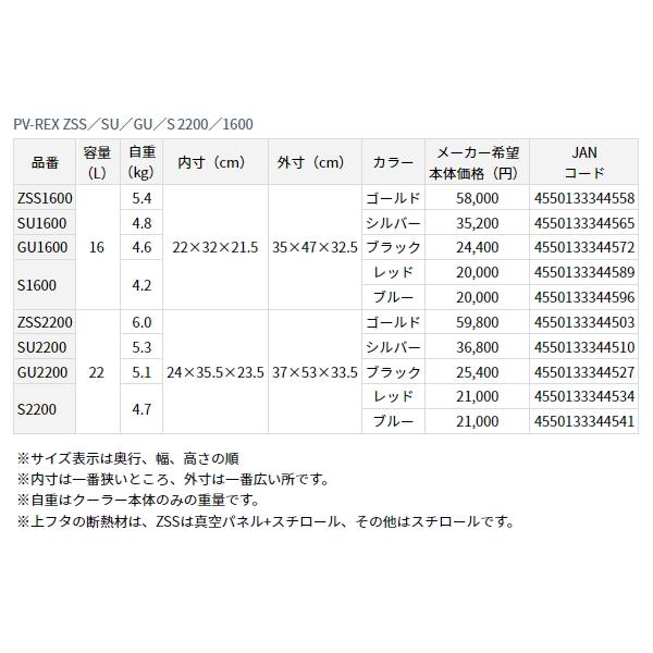 （23年5月新商品） ダイワ プロバイザー レックス SU1600 シルバー 16Lの画像