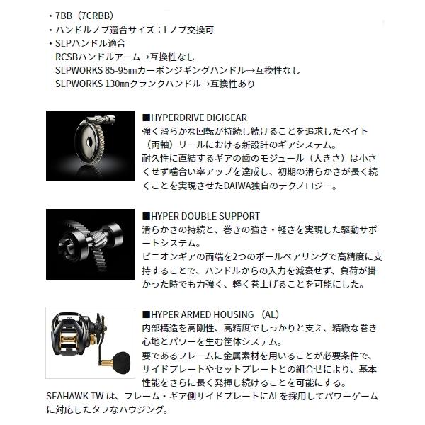 DAIWA（ダイワ） （23年7月新商品） シーホーク TW 遠投 （小型商品