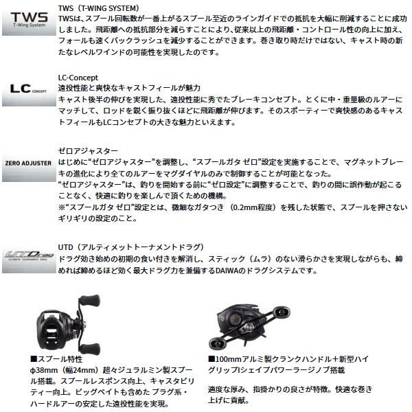 DAIWA（ダイワ） （25年5月新商品） 25 タトゥーラ TW 200HL(左