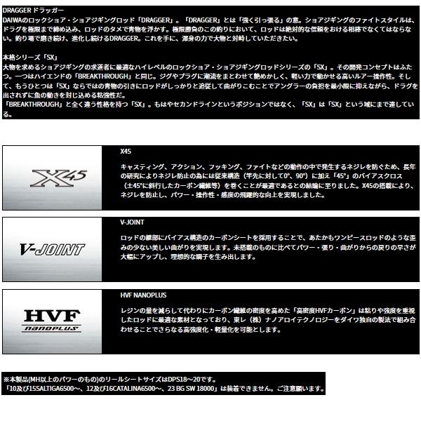 DRAGGER SX 97HH-3 ※値下げ不可 ダイワ ショアジグロッド ドラッガー SX 97HH-3(3ピース)【即日発送
