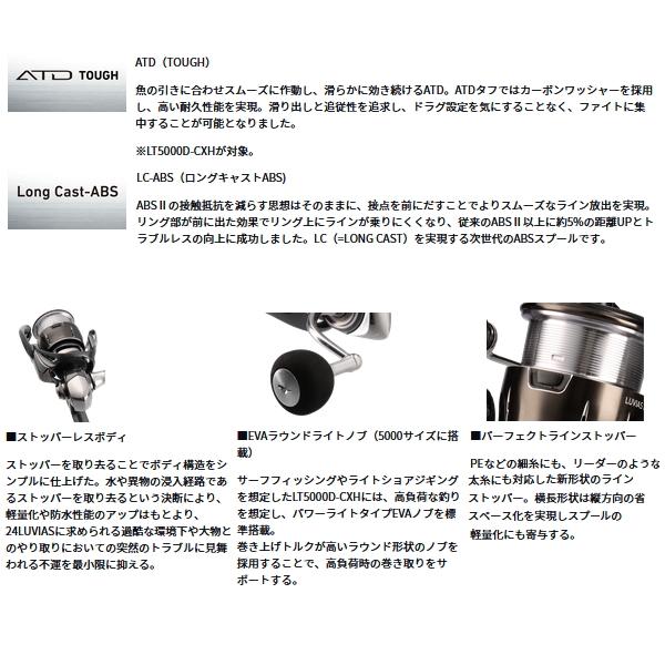 DAIWA（ダイワ） （24年8月新商品） ルビアス PC LT2500-H （小型商品