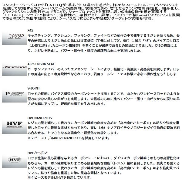DAIWA（釣り） ≪'25年4月新商品！≫ ダイワ ラテオ 110MH-4・K