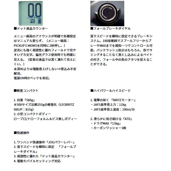 DAIWA（ダイワ） （25年1月新商品） レオブリッツ 400J(右) （小型商品