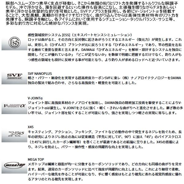 （25年1月新商品） ダイワ 銀狼 パワートルク 06-50・J （仕舞寸法 109cm） （保証書付）