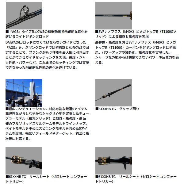 DAIWA（ダイワ） （25年6月新商品） ソルティガ LJ EX 61XXHB TG