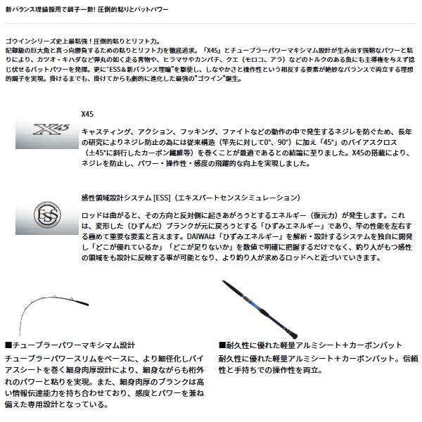 DAIWA（ダイワ） （24年7月新商品） ゴウイン ブル HHH-190・K （仕舞
