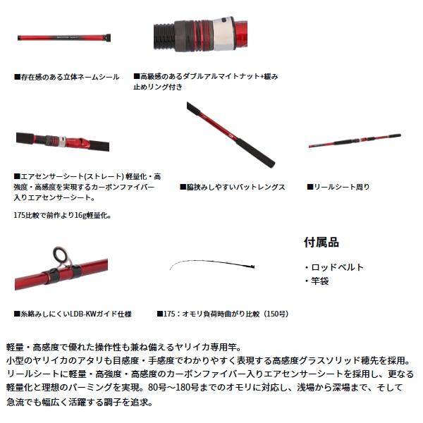 DAIWA（ダイワ） （24年11月新商品） アナリスター ヤリイカ 195・J