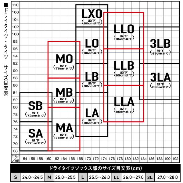 （25年4月新商品） ダイワ ロングタイツ DT-5000W25 ブラック 3LAサイズ