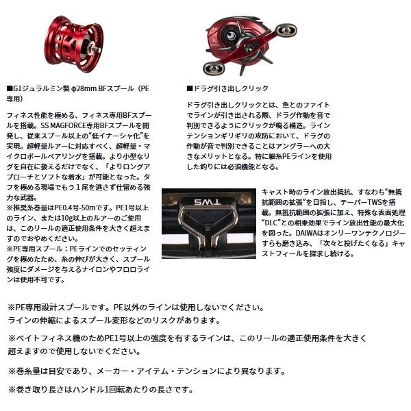 DAIWA（ダイワ） （25年12月新商品） 26 月下美人 BF TW 8.5R（右） PE