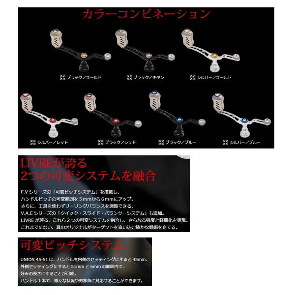 リブレ ユニオン 45-51 UN45-51S2 シマノS2用 シルバー／ブルー 6879