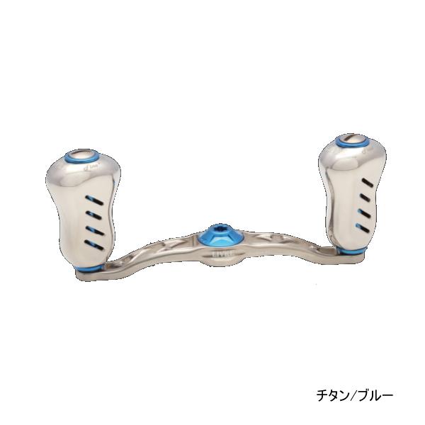 【リブレ】フェザー 95 パーツ多数付き リブレ クランク フェザー 95 FLSF95-FP 左巻 シマノ用 チタン／ブルー