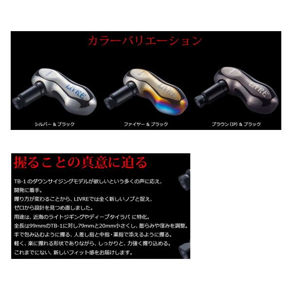 22年10月新商品） リブレ ティービー - エス TSLS-1 ノブ単体 1個 ダイワ