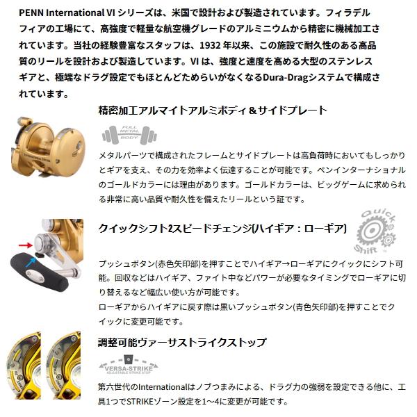 ペン（PENN） インターナショナル VI 70VIS ゴールド （返品不可） （小型商品）の画像