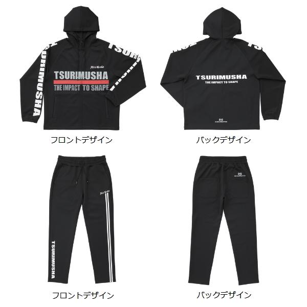 釣武者　スプオージャージセット　ブラック　L 釣武者 スプオージャージセット Lサイズ 爆買 : 釣具総合卸売販売