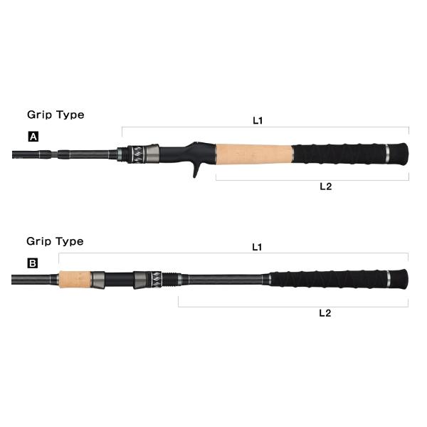 （24年4月新商品） テイルウォーク（tail walk） ナマゾン モバイリー S824XH （仕舞寸法 67cm） （保証書付）_2