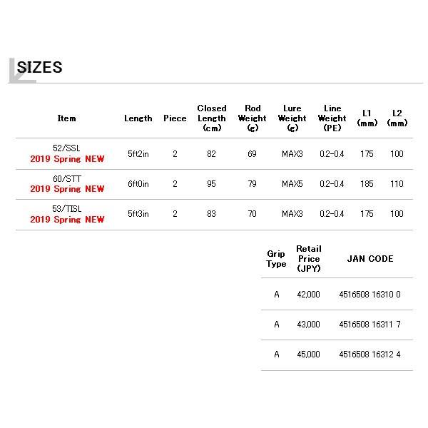 ≪'19年4月新商品！≫ テイルウォーク（tail walk） スーパーアジストTZ 53/TISL 〔仕舞寸法 83cm〕 【保証書付】｜fugashop2｜04