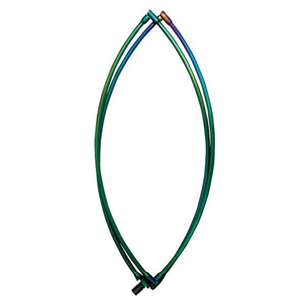 （18年12月新商品） 宇崎日新 ゼロサム タモ枠(四ツ折り)チタンレインボー 50cm 爆買