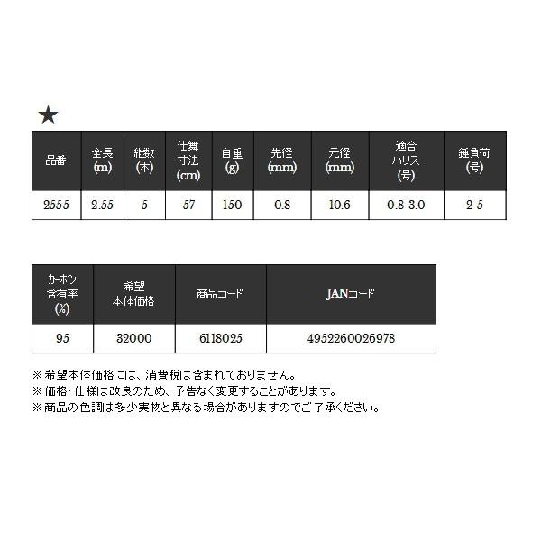 宇崎日新 （20年5月新商品） モバイルフォース ヘチ(並継) 2555 （仕舞