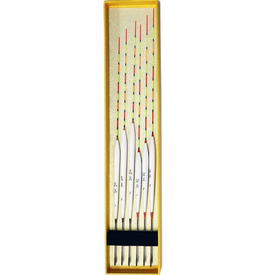 FUGEI 釣具 へら 浮き 全長27〜30.5cm 6本 セット H13namiLumi6p ウキ