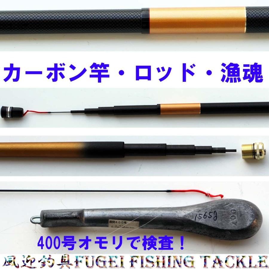国産 先調子カーボンロッド 釣り竿 漁魂810 自重約563g H14ryoukon810 6kg大物釣 渓流竿 Proksi Si