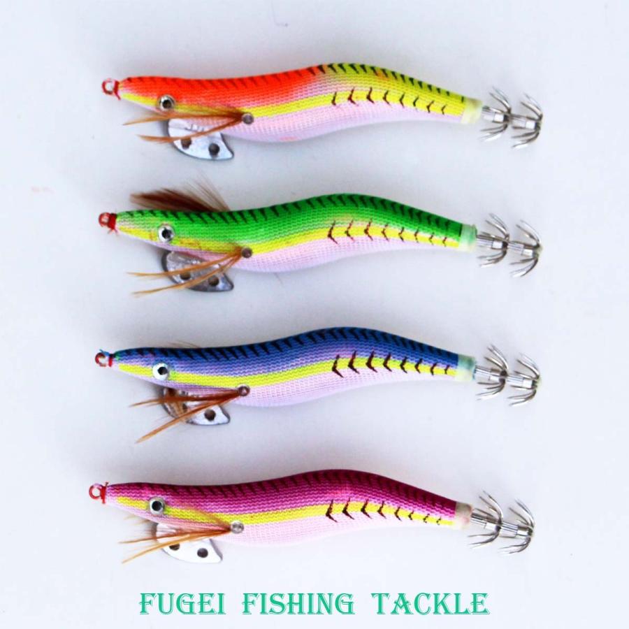 釣り エギ 餌木 新型 3.0号 8本 セット ベース(下地)カラー