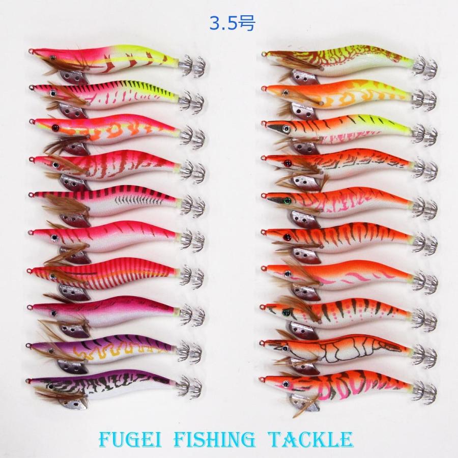夜光 エギ 餌木 3.0号/3.5号/4.0号 39個 セット イカ釣り エギング