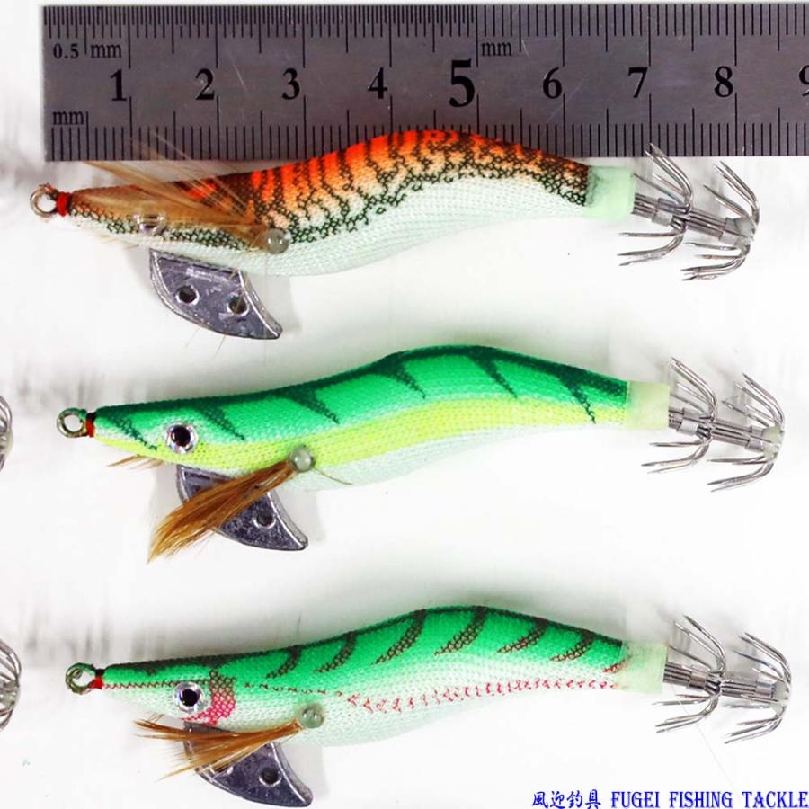 釣具 仕掛け 夜光 イカ釣り用 釣り エギ 餌木 2.0号 10個 セット
