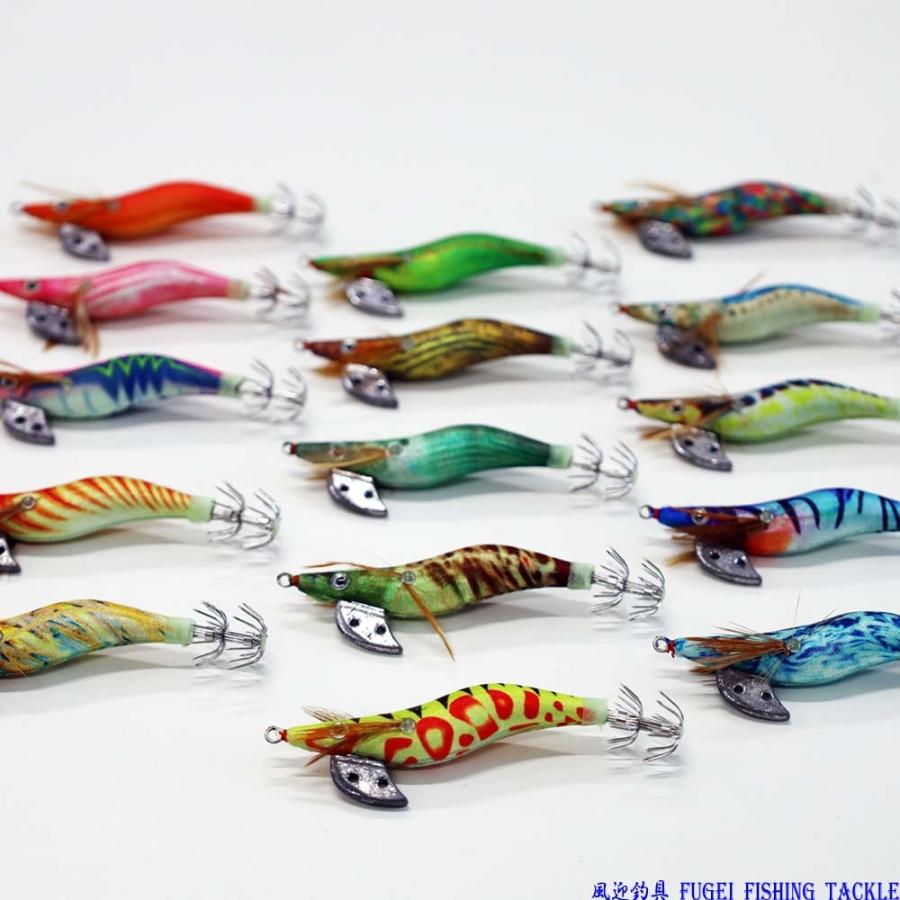 エギ・餌木 15個セット 多色 夜光 釣り エギ 餌木 2.0号 カラフル 15本 セット イカ釣り