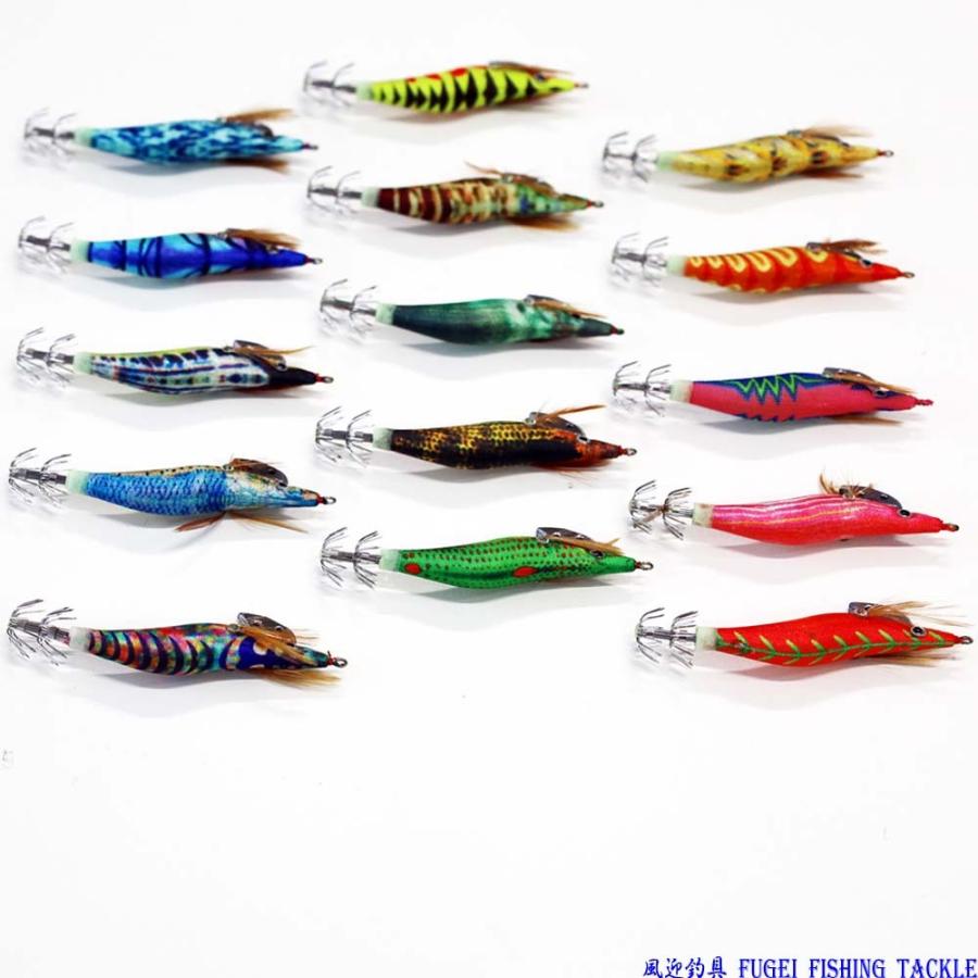 エギ・餌木 15個セット 多色 夜光 釣り エギ 餌木 2.0号 カラフル 15本 セット イカ釣り