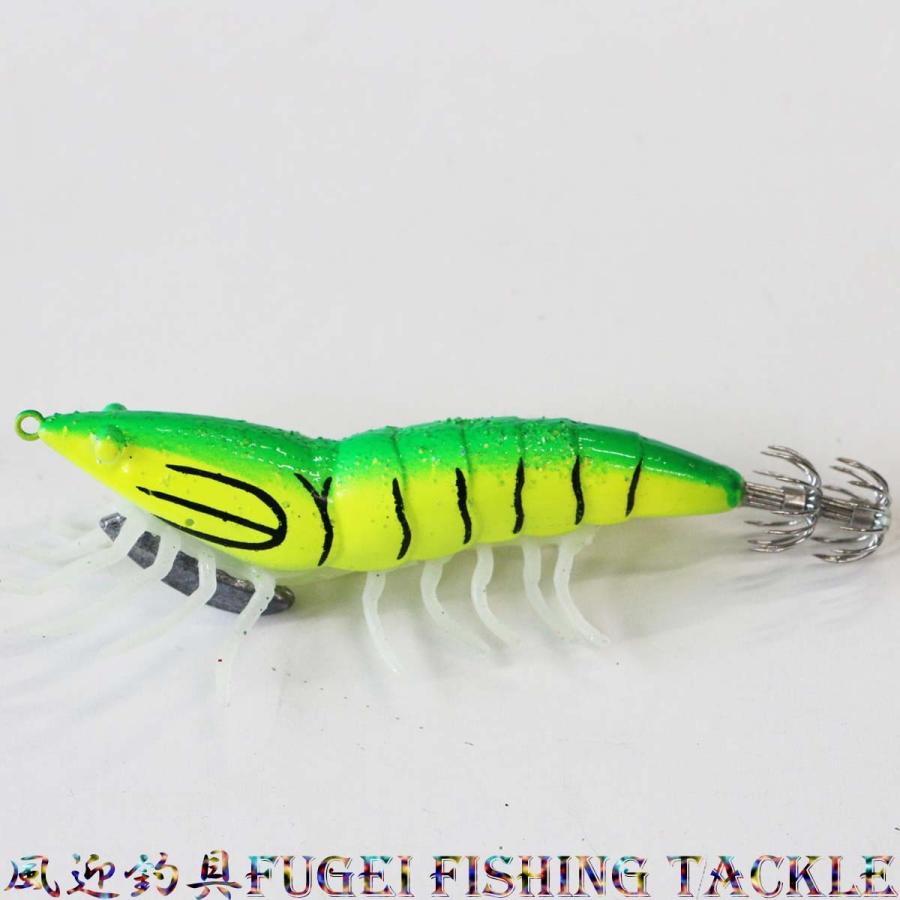 釣具 エギング イカ釣り 仕掛け エビ風 エギ 3.0号3色 3本 セット 自重