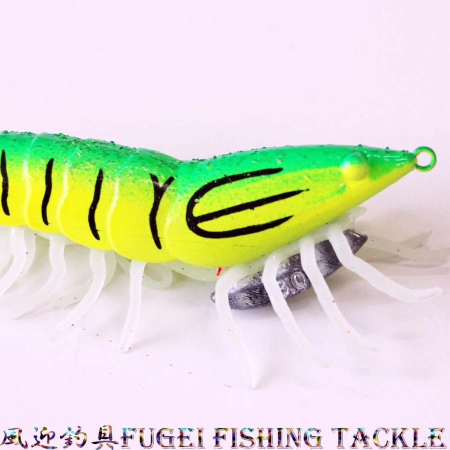 釣具 エギング イカ釣り 仕掛け エビ風 エギ 3.0号3色 3本 セット 自重