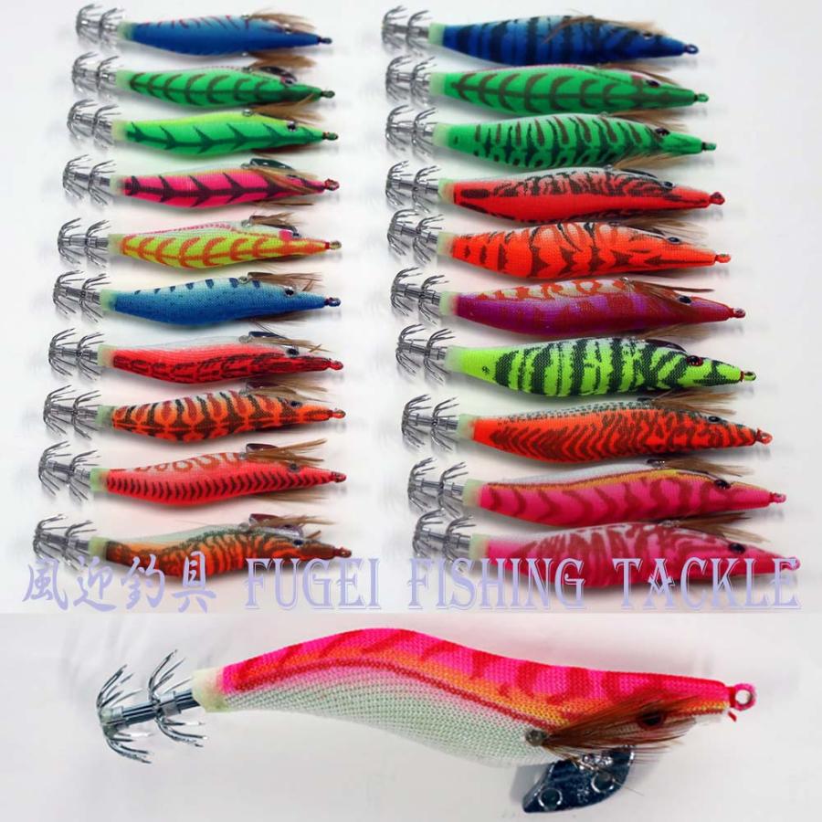 夜光 エギ セット 20本 2.0号/2.5号 アオリイカ ヒイカ 等 用