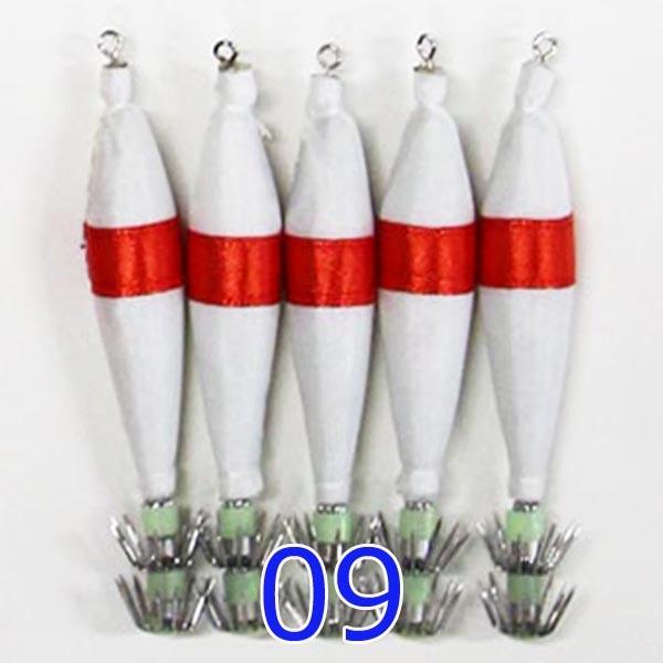 釣具 仕掛け 夜光 浮きスッテ 2.5号 (約8.5cm)10本セット 色選択でき