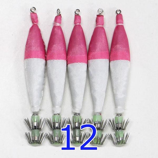 釣具 仕掛け 夜光 浮きスッテ 2.5号 (約8.5cm)10本セット 色選択でき