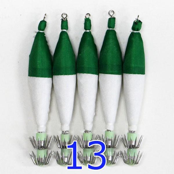 釣具 仕掛け 夜光 浮きスッテ 2.5号 (約8.5cm)10本セット 色選択でき