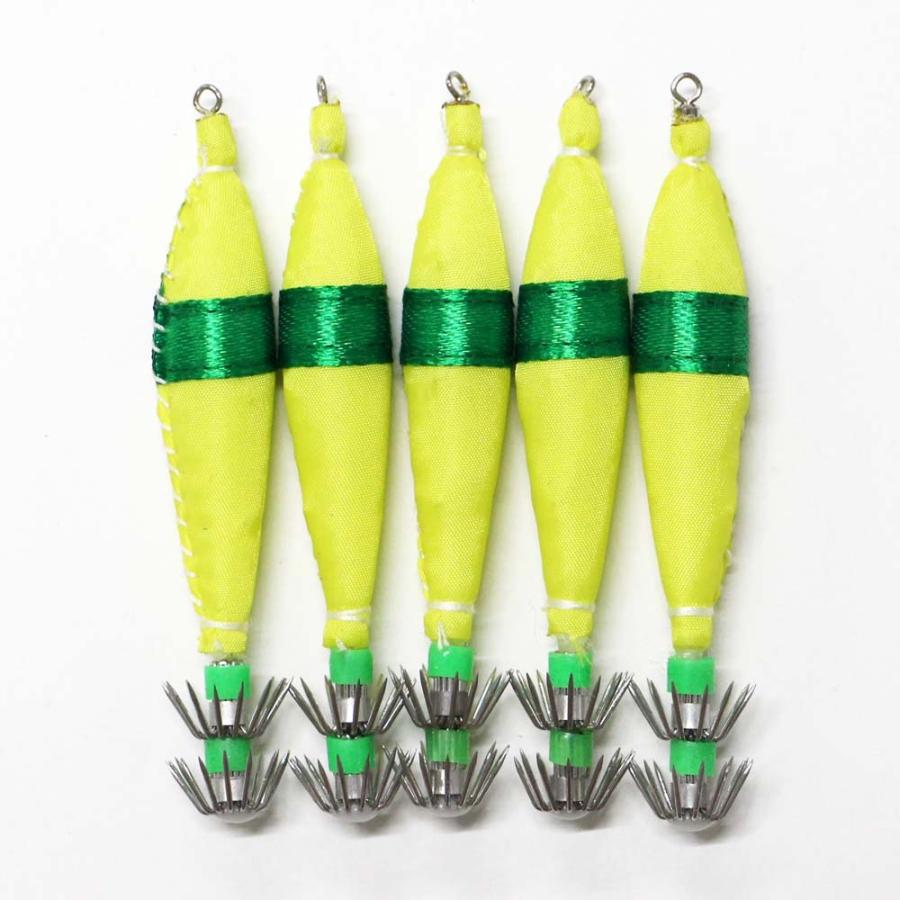 夜光 浮きスッテ 2.5号 全長約8.8cm 5本セット 色選択できます イカ