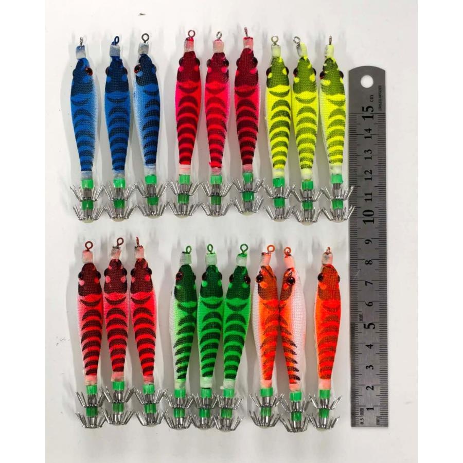 夜光 2 5号 約8 5cm 浮きスッテ 6色 30本 セット Hsute25hbmn30 イカ釣り エギング 仕掛け Hsute25hpyn30 風迎釣具 本店 通販 Yahoo ショッピング
