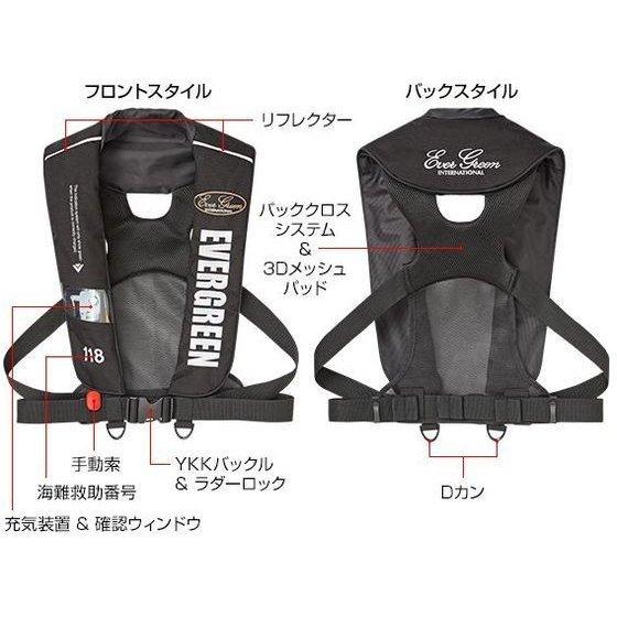 エバーグリーン  / インフレータブルジャケット タイプ5 EGブラックカモの画像